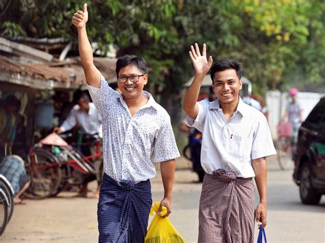 Myanmar Frees Reuters Journalists Who Were Jailed For Reporting On