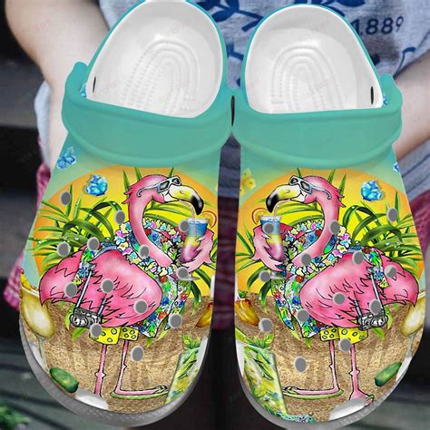 Flamingo Crocs Classic Clog Beach Day Shoes 365crocs