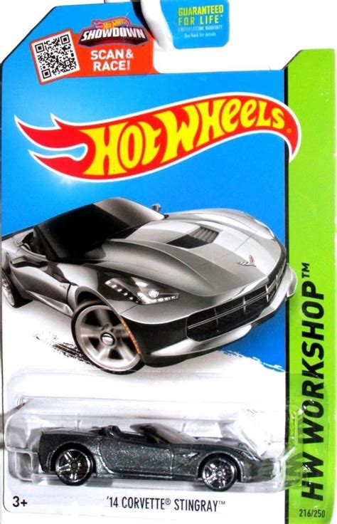 Hot Wheels Corvette Stingray Hw Workshop Silver