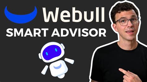 Webull Smart Advisor Portfolio Creation New Robo Advisor Account