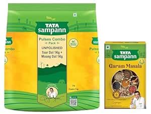 Tata Sampann Pulses Combo Pack Unpolished Toor Dal Arhar Dal