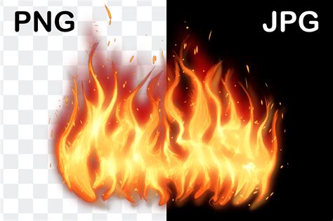 Realistic Burning Fire Flames PSD Graphic by Creative Canvas · Creative Fabrica