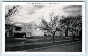 CHICKASHA, Oklahoma OK ~ CHICKASHA HIGH SCHOOL Grady County Postcard | eBay