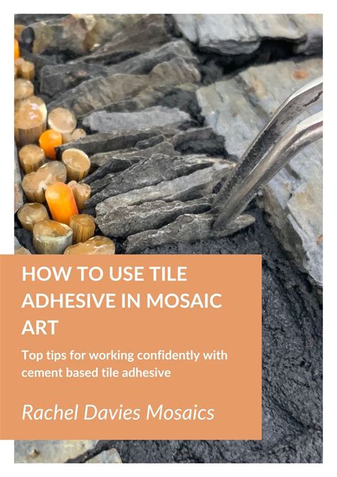 How To Use Tile Adhesive Thinset In Mosaic Art Rachel Davies Mosaics