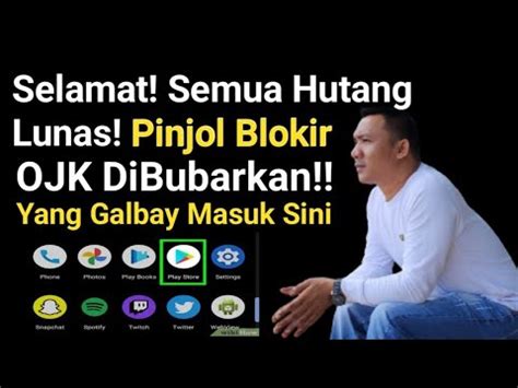 Selamat Semua Hutang Anda Lunas Pinjol Blokirojk Dibubarkansetuju