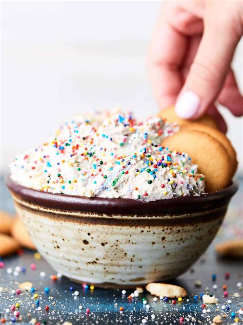 Funfetti Cake Batter Dip Recipe Made Without Cake Mix