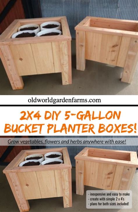 DIY 5 Gallon Bucket Planters How To Grow A Garden Anywhere Diy