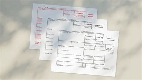 What are Form 1099-INT, 1099-DIV & 1099-OID?