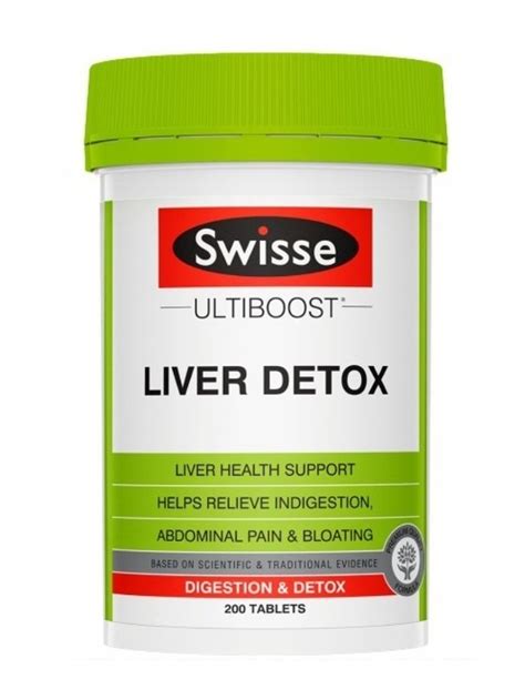 Swisse Liver Detox Ultiboost 200 Tablets Natonic