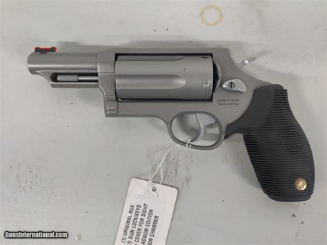 Taurus Judge Magnum W In Chamber Stainless W Original Box