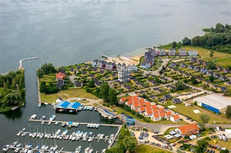 Rechlin Von Oben Ferienhaus Anlage Hafendorf M Ritz In Rechlin Im