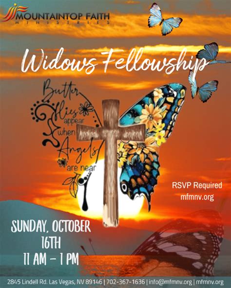 Widows Fellowship Mountaintop Faith Ministries