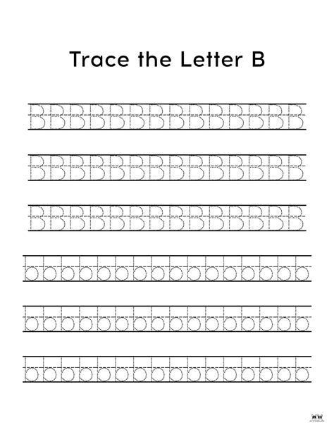 Letter B Worksheets - 50 FREE Printables | Printabulls