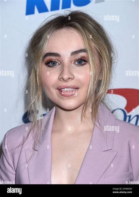 Sabrina Carpenter Attending 102 7 Kiis Fms Jingle Ball 2016 Held At