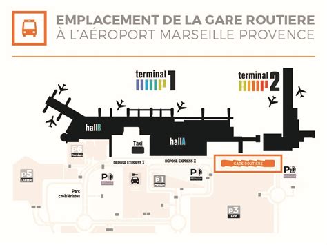 Où se trouve la gare routière de l’aéroport ? – Aéroport Marseille Provence