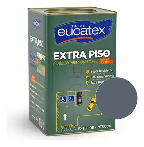 Tinta Acrílica 18l Para Pisos Premium Cinza Eucatex