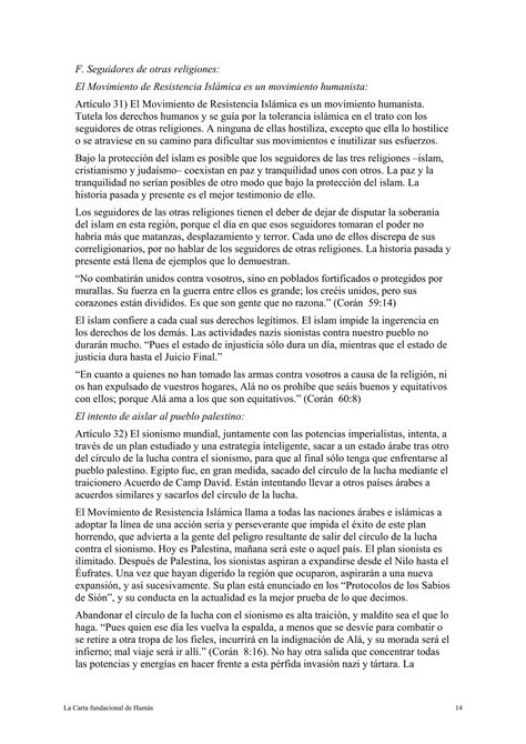 Carta Fundacional Hamas Pdf