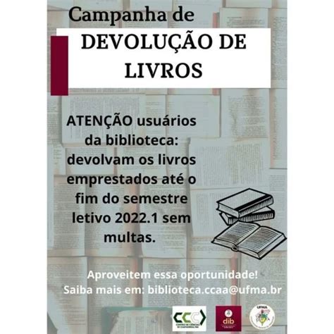 Biblioteca Do Centro De Ci Ncias De Chapadinha Realiza Campanha Para