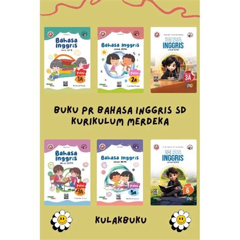 Jual BUKU PR Bahasa Inggris SD Kelas 1 2 3 4 5 6 Kurikulum Merdeka