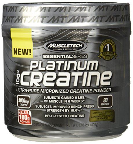 Buy MuscleTech Platinum Creatine Powder Unflavored 14 11 Oz