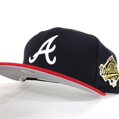 Atlanta Braves 1995 World Series New Era 59fifty Fitted Hats Gray