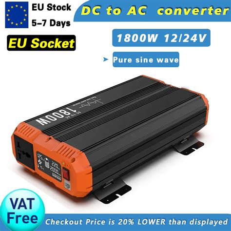 W Pure Sine Wave Power Car Inverter V V To V Hz Dc To Ac