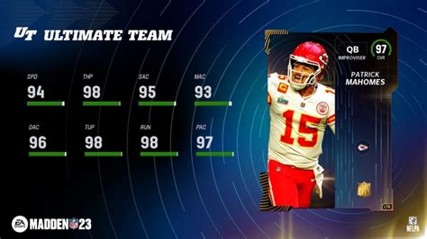 Nfl Honors Release Ovr Patrick Mahomes Madden Ultimate Team