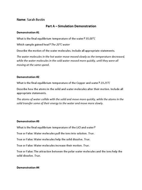 Calorimetry Lab Report | PDF | Calorie | Water