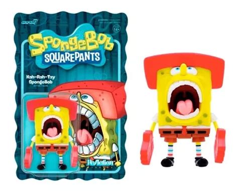 Kah Rah Tay Sponge Bob Figura Acción Super7 Reaction Esponja Envío Gratis