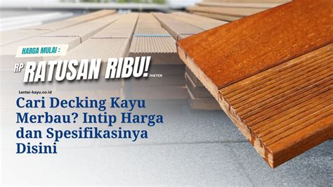 Harga Terbaik Decking Kayu Merbau Panjang 200 Cm