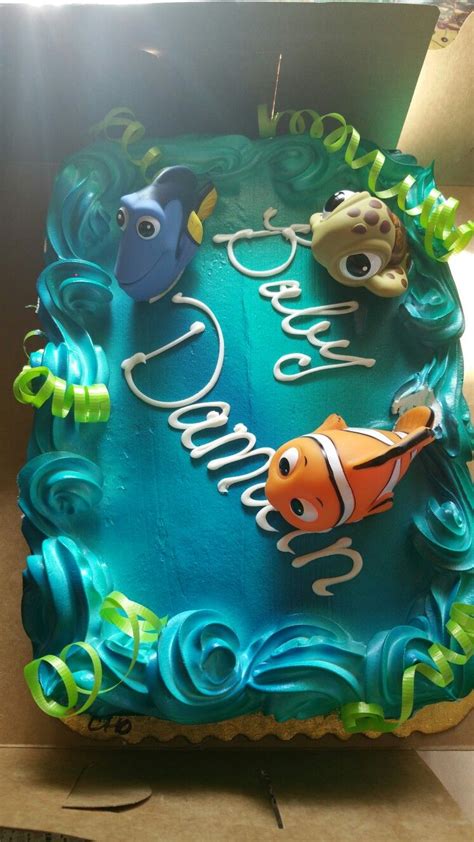 Finding Nemo Babyshower Cakes Baby Shower Cakes Cake Baby Shower