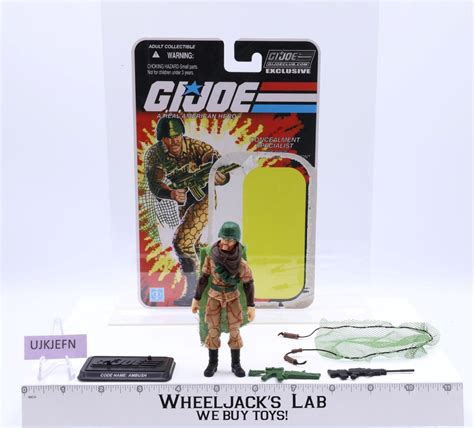 Aaron Ambush Mcmahon Complete Gi Joe Club Exclusive 2016 Hasbro