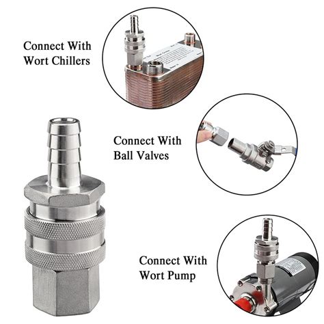 Stainless Steel Quick Disconnect Set Male Qd Grandado