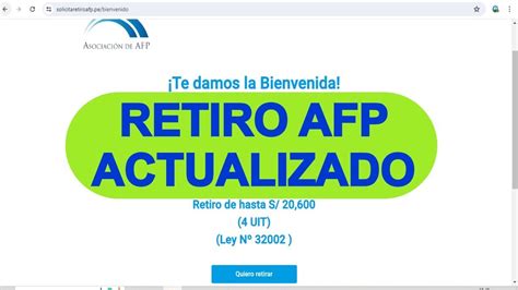 Retiro De Afp 2024 Actualizado Presenta Tu Solicitud De Retiro De Afp