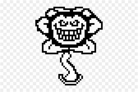 Evil Flowey Pixel Art Undertale Evil Flowey Hd Png Download
