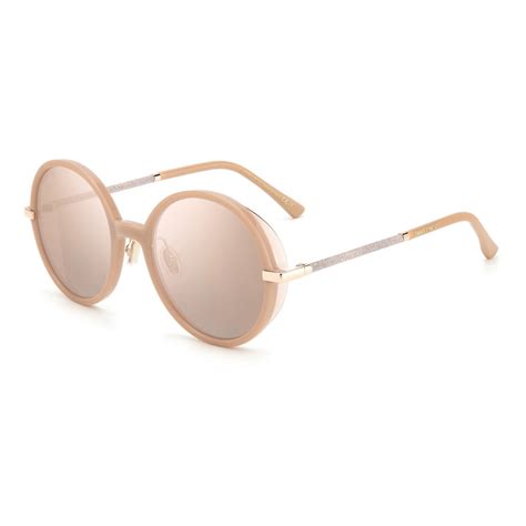 Jimmy Choo Ema S Fwm S Nude Sunglasses Woman