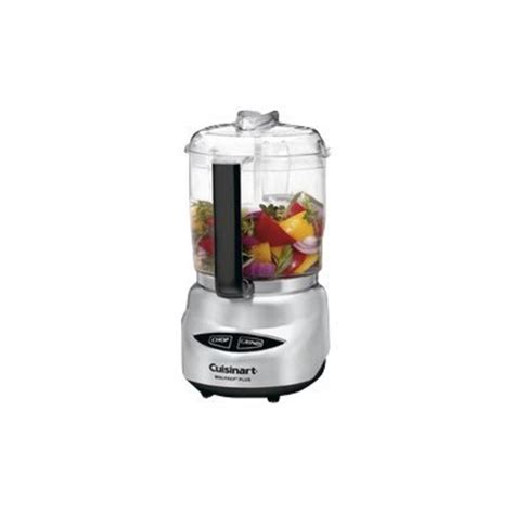 Dlc 4chbfr Cuisinart Dlc 4chb Mini Prep Plus 4 Cup Food Processor Brushed Stainless Steel