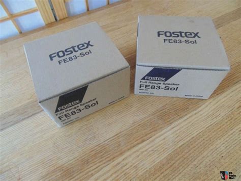 Fostex Fe Sol Full Range Drivers Pair Photo Us Audio Mart