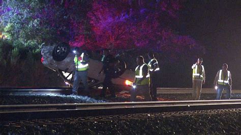 Woman Hospitalized After Rolling Vehicle Onto Train Tracks Along Loop 410