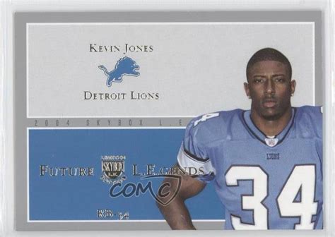 2004 Skybox LE Future LEgends Kevin Jones 9FL Rookie RC EBay