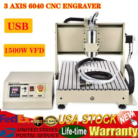 3 Axis 1500W CNC 6040 Router Engraver DIY USB Engraving Drilling