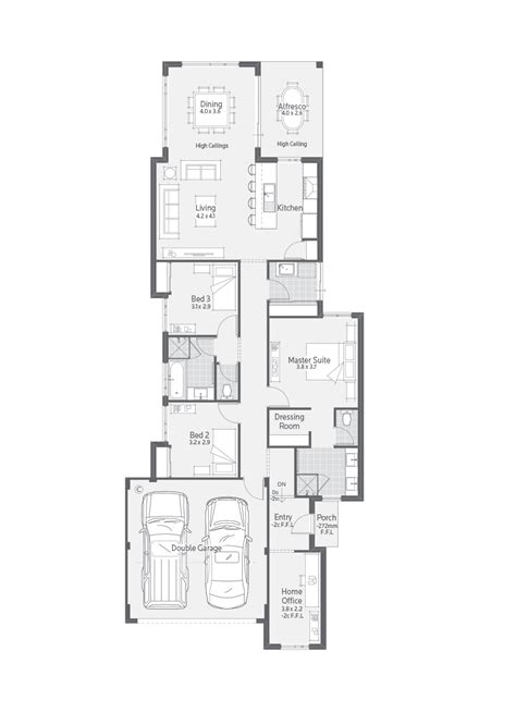 Single Storey Home Designs Perth And South West Dale Alcock Modern Style House Plans New House