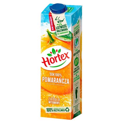 Hortex Sok Pomara Cza L Zakupy Online Z Dostaw Do Domu