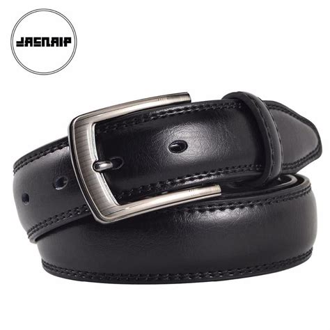 Cowhide Genuine Leather Belts For Men Brand Strap Male Pin Buckle Fancy