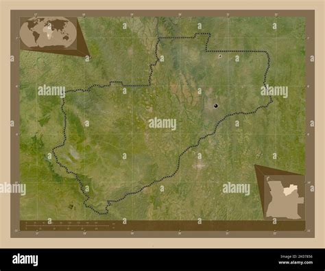 Lunda Norte Province Of Angola Low Resolution Satellite Map