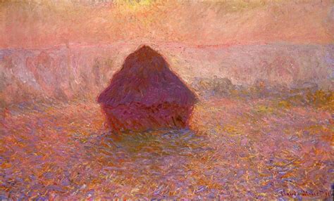 Claude Monet Les Meules Haystacks Meule au at μελαγχολία