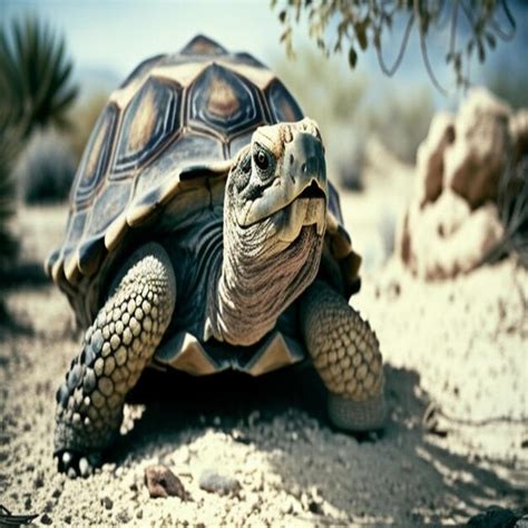 Premium Photo The Pinta Island Tortoise Chelonoidis Abingdoni Is A