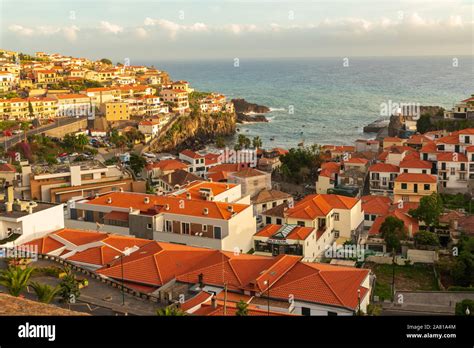 Madeira Portugal 26 November 2019 Camara De Lobos In Madeira Island