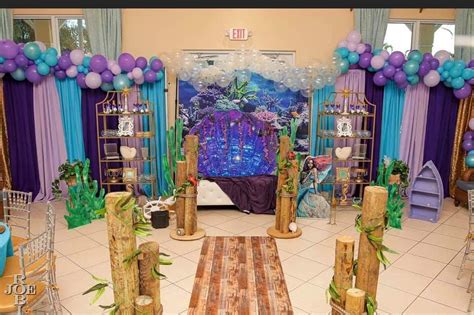 Mermaid Under The Sea Sweet Sixteen Party Ideas Photo 1 Of 15 Catch