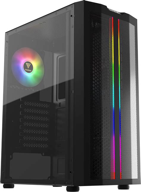 Gamdias Atx Mid Tower Gaming Computer Pc Case With Side Tempered Glass